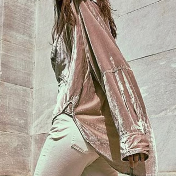 Free People Night sky’s Velvet Top -Small - Picture 4 of 5